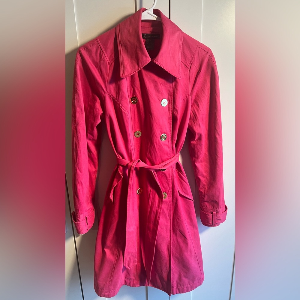 INC International Concepts- bright pink jacket